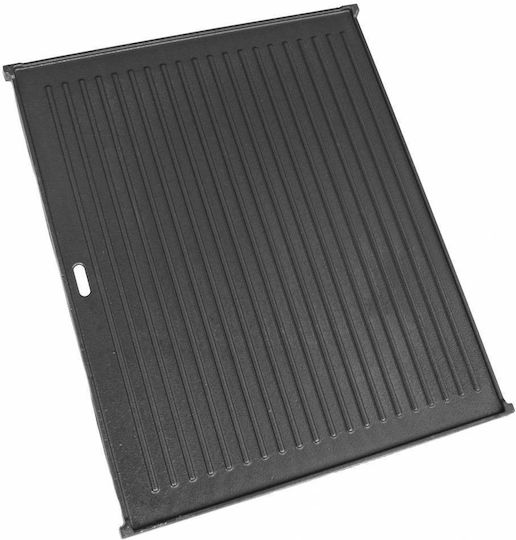 Bormann BBQ1200 Baking Plate Double Sided with Cast Iron Flat & Grill Surface 44x22.5cm