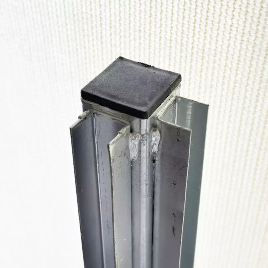 Showood Träger für Gartenzaun aus Metall 4x4x100cm 1Stück