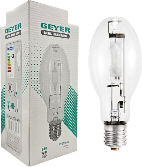 Geyer Λάμπα Μετάλλου 400W για Ντουί E40