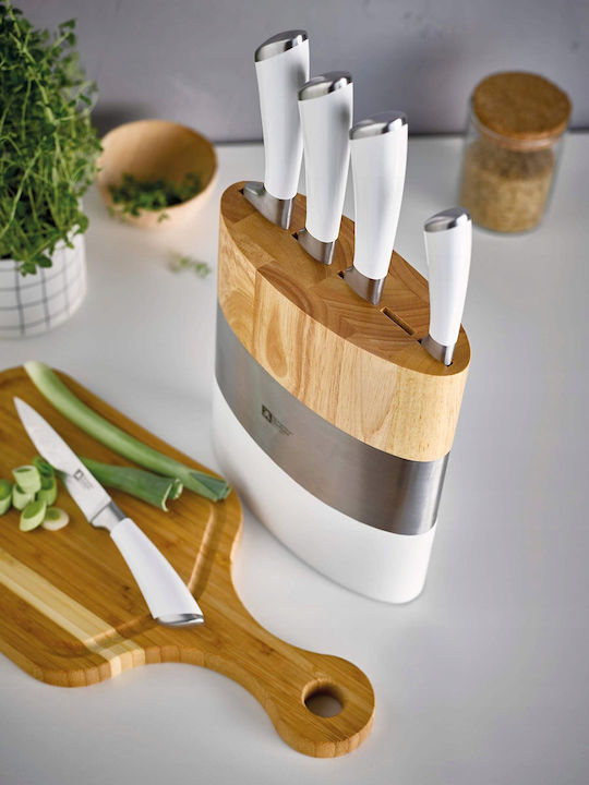 Richardson Sheffield Fusion Messer Set mit Sockel aus Rostfreiem Stahl 5 Stück