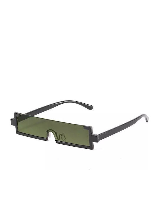 SeeVision 50042 Women's Sunglasses with Green Plastic Frame and Green Lens 4K90137-2503-50042-KHAKI