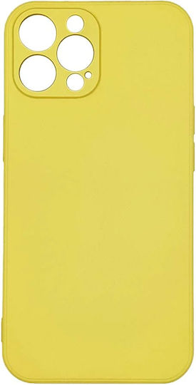 Sonique Liquid Back Cover Σιλικόνης Κίτρινο (iPhone 12 Pro Max)