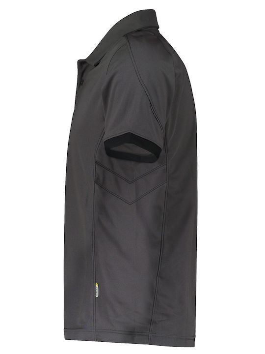 Dassy Workwear Traxion Work Polo Shirt Gray Sunscreen