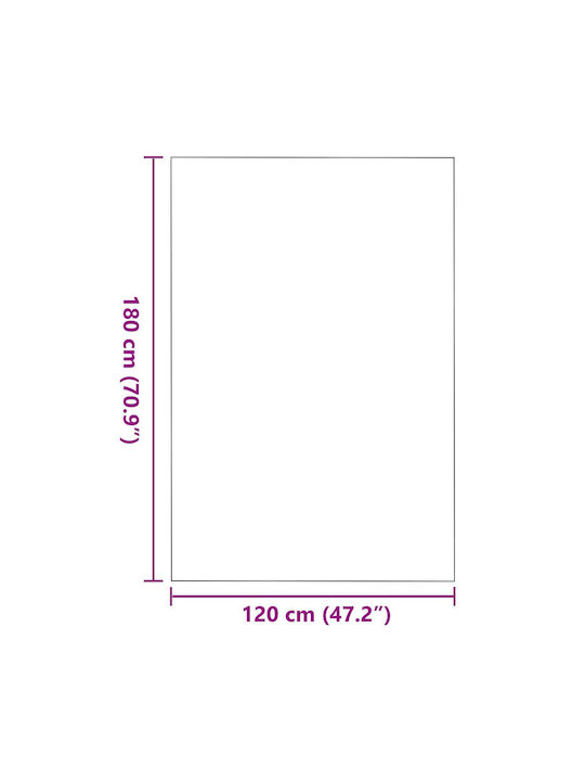 vidaXL Anti-slip Rug Outdoor Rectangular Red