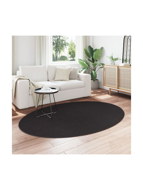 vidaXL Anti-slip Rug Outdoor Rectangular Black