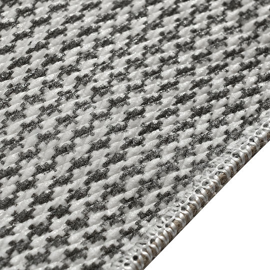 Beauty Home Non-slip Living Room Rug Runner White Beige 67x150cm 9138-67X150-White