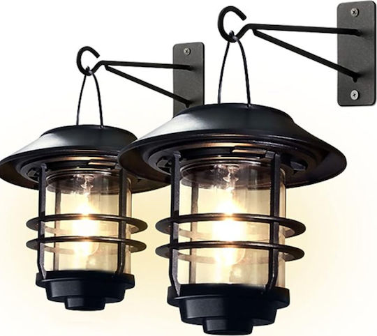 Forever Light Wall Mounted Solar Light Traffic light with Warm White Light 3000K IP44