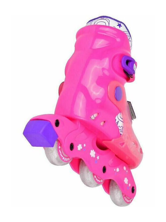 Micro Future Combo LED Inline Einstellbar Rollers Rosa Erwachsene/Kinder