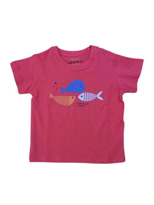 Kids' Set with Shorts Summer 2pcs Watermelon