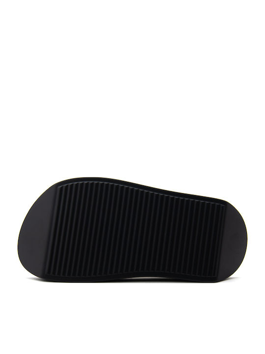 Calhoon Δερμάτινα Γυναικεία Σανδάλια Flatforms Λευκά