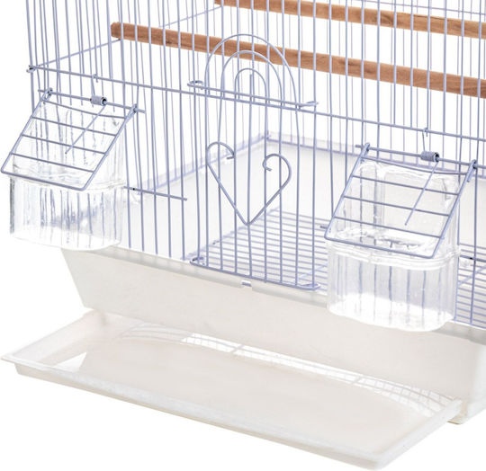 Клетка за Птици Πι Kourk 34x27x45см. Бял