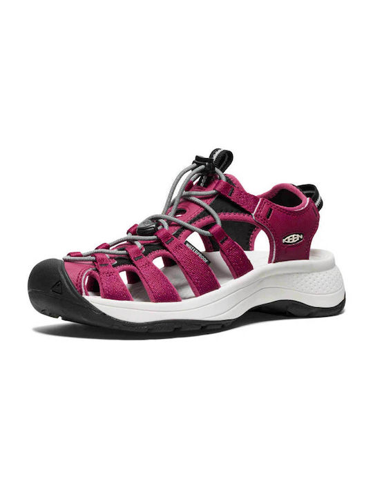 Women's Flat Sandals Sporty Red
