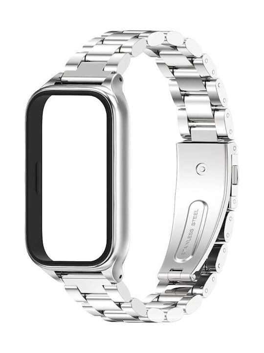 Brățară Metalică Pentru Xiaomi Smart Band 9 Active Redmi Smart Band 3 Curea Smart Watch Band Argintiu Brățară Metalică Pentru Xiaomi Smart Band 9 Active Redmi Smart Band 3 Curea Smart Watch Band Argintiu