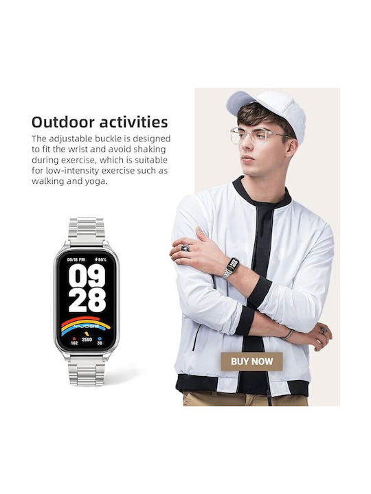 Brățară Metalică Pentru Huawei Band 10 9 Curea Smart Watch Band – Argintiu