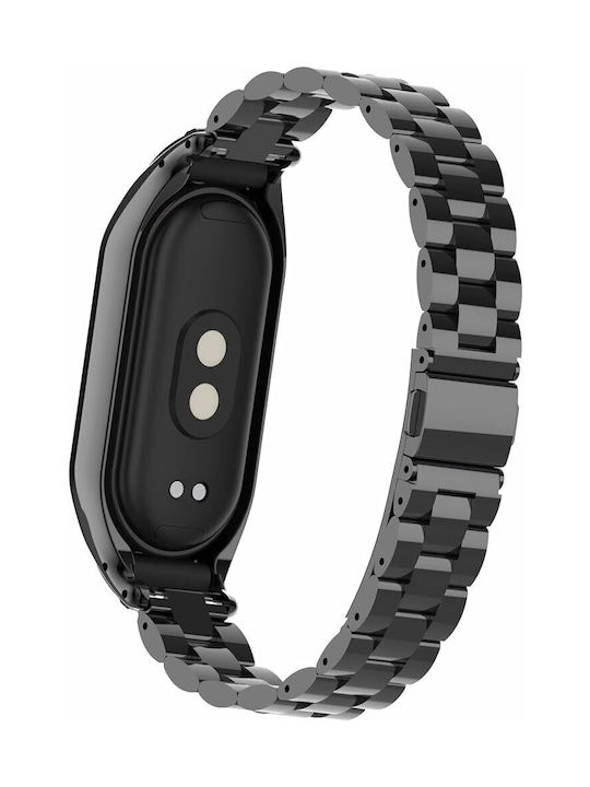 Brățară Metalică Pentru Xiaomi Mi Band 9 Curea Smart Watch – Negru