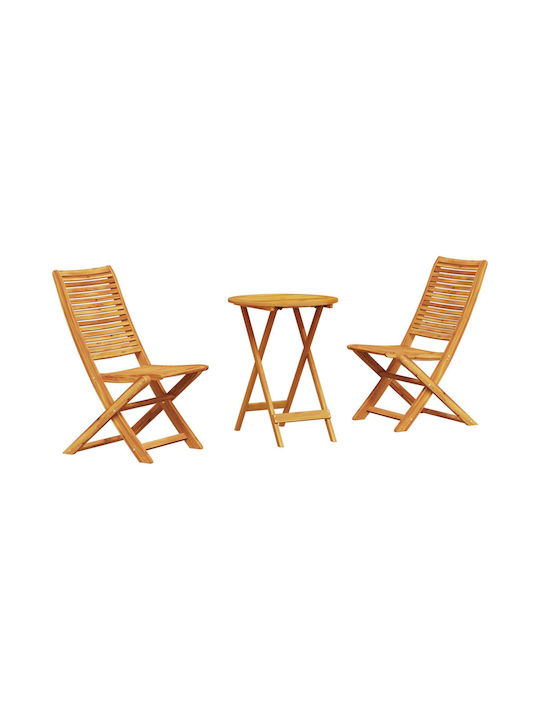 vidaXL Garten- und Outdoor-Möbelsets Typsatz Bar 3 Stücke Braune