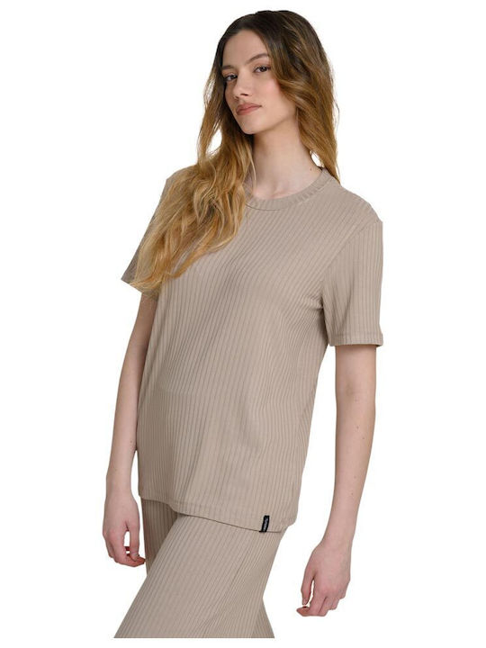 Γυναικείο T-shirt Μπεζ