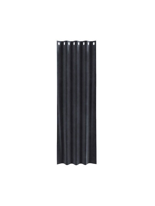 vidaXL vidaXL Verdunkelungsvorhänge mit Grommets Grau 140x225cm