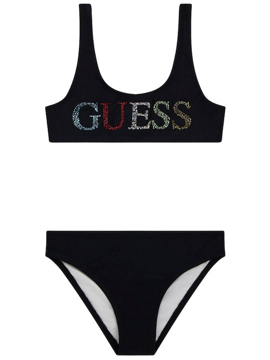 Guess Παιδικό Μαγιό Μπικίνι Μαυρο Guess Παιδικό Μαγιό Μπικίνι Μαυρο