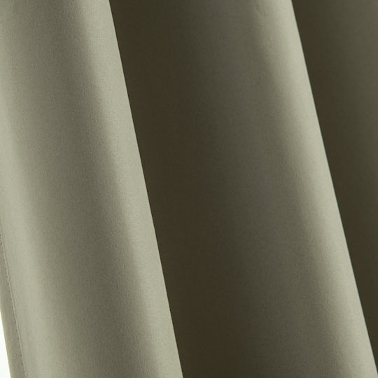 Beauty Home Curtain with Grommets Soft Art 8391 Beige 140x270cm