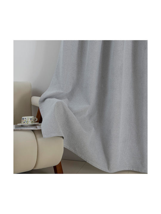 Beauty Home Perdea Opacă Cu Capse Elite Art 8392 Gri 140x270 cm