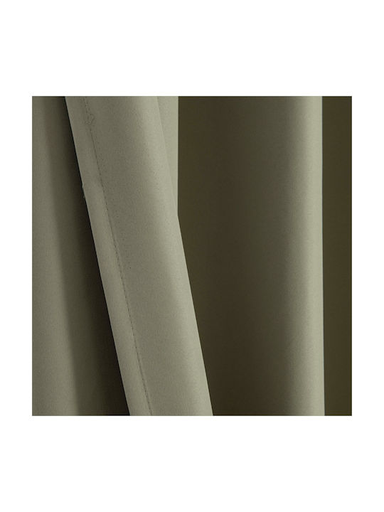Beauty Home Blackout Curtain with Grommets Soft Art 8391 Beige 140x270cm