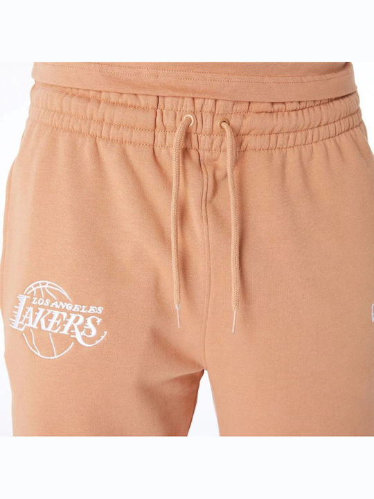 60596644 New Era Nba League Essential Shorts Los Angeles Lakers Dsa Desert Color