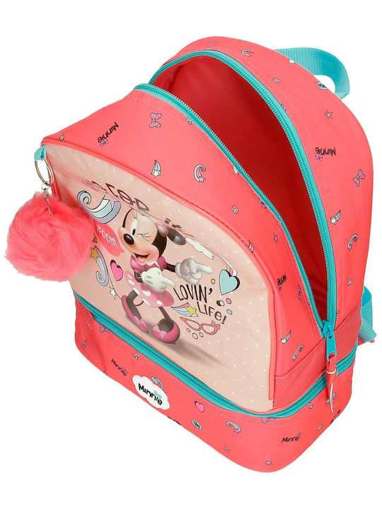 Joumma Minnie School Bag Backpack Coral