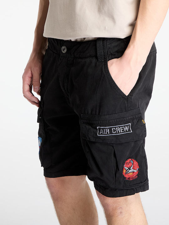 Βερμούδες Alpha Industries Flying Tigers Shorts Black Βερμούδες Alpha Industries Flying Tigers Shorts Black