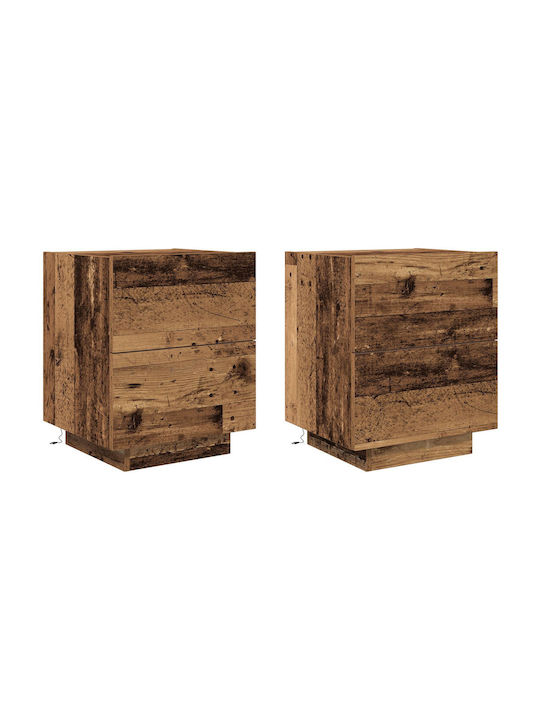 Nachttische Old wood 2Stück 45x40x55cm