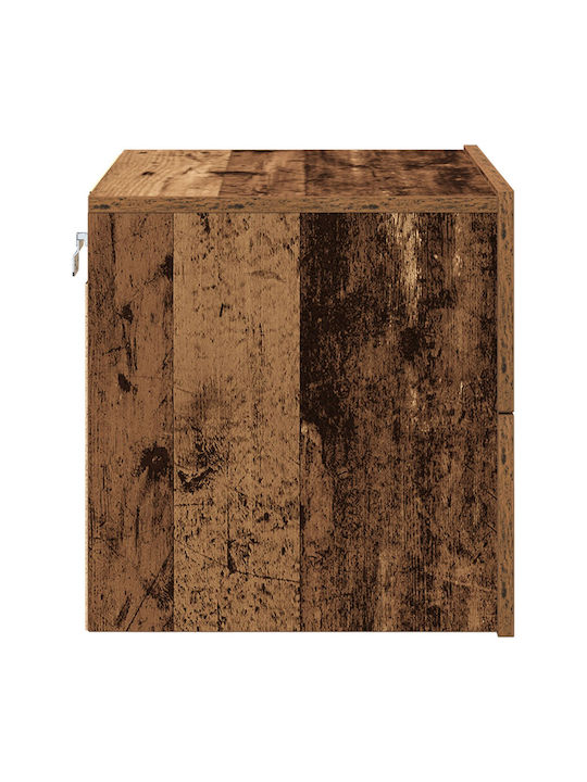 Κομοδίνο Ξύλινο Παλιό ξύλο 50x39x41cm