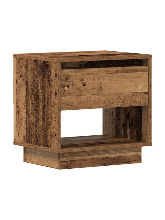 Κομοδίνο από Μασίφ Ξύλο Παλιό ξύλο 45x34x44cm