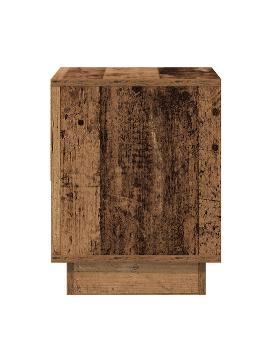 Κομοδίνο από Μασίφ Ξύλο Παλιό ξύλο 45x34x44cm