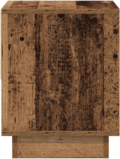 Κομοδίνο από Μασίφ Ξύλο Παλιό ξύλο 45x34x44cm