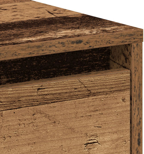 Κομοδίνο από Μασίφ Ξύλο Παλιό ξύλο 45x34x44cm