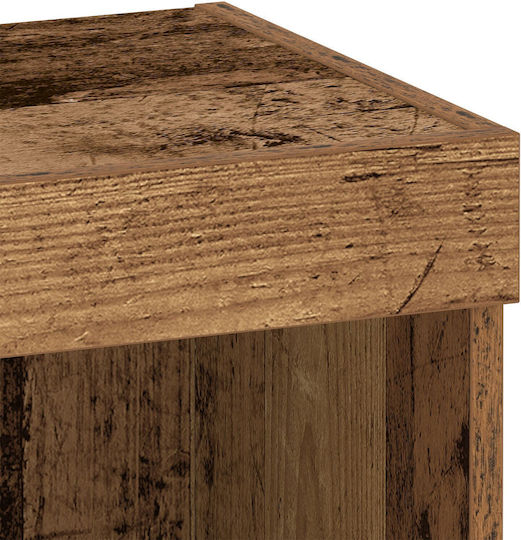 Κομοδίνα από Μασίφ Ξύλο Παλιό ξύλο 2τμχ 40x30x30cm 863099