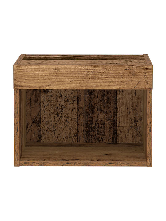 Κομοδίνα από Μασίφ Ξύλο Παλιό ξύλο 2τμχ 40x30x30cm 863099