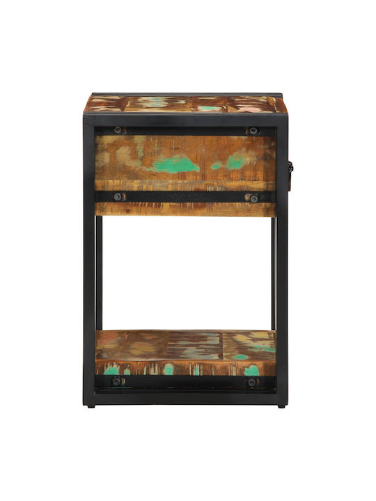 Κομοδίνα από Μασίφ Ξύλο Πολύχρωμα 2τμχ 40x35x50cm 4016691