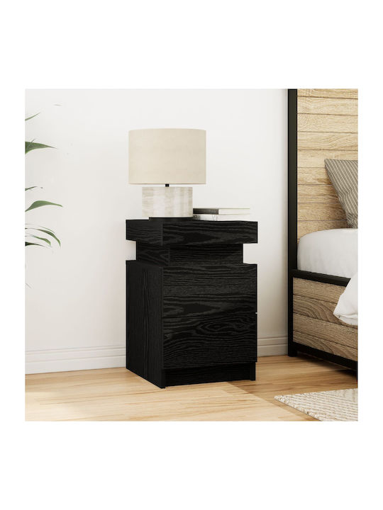 Nachttische Black oak 2Stück 35x39x55cm