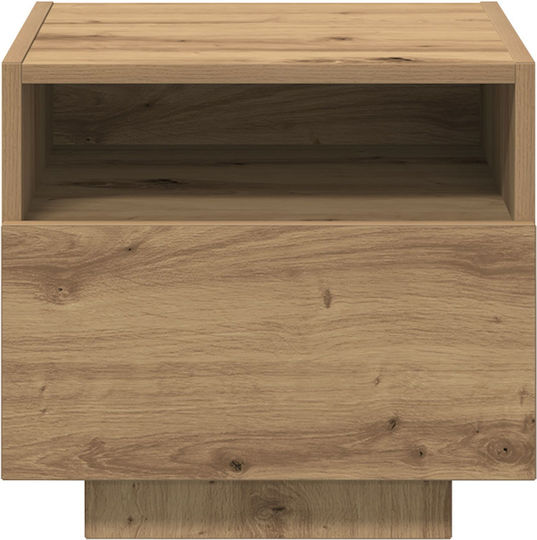 Комоди Дървени Кафяв дъб 2бр 40x39x37см