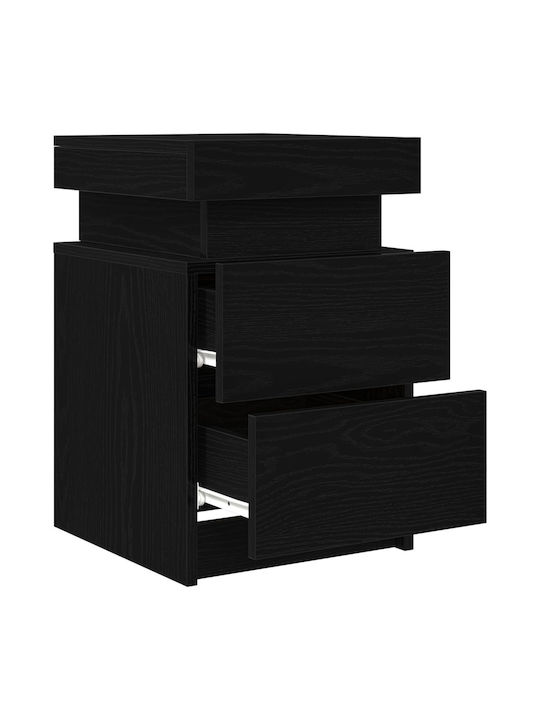 Nachttische Black oak 2Stück 35x39x55cm