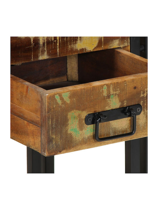 Κομοδίνα από Μασίφ Ξύλο Πολύχρωμα 2τμχ 40x35x50cm 4016691