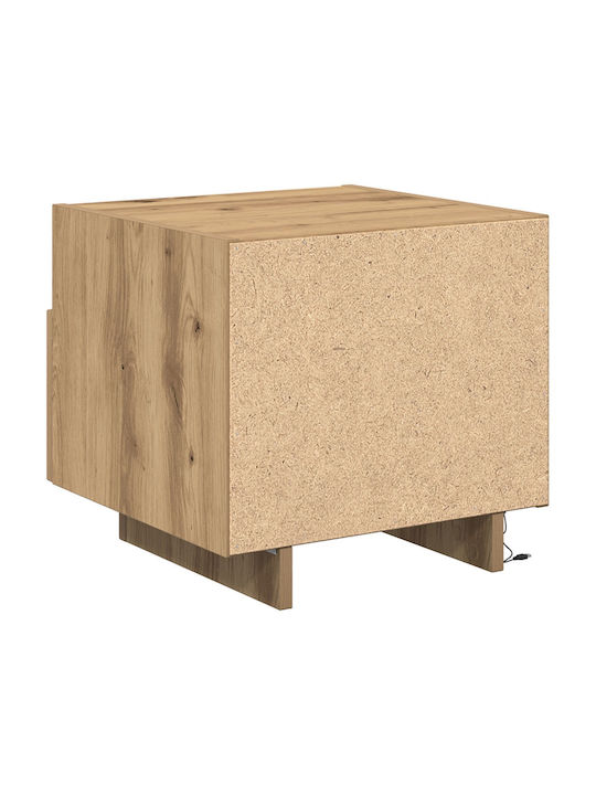 Nachttische Brown Oak 2Stück 40x39x37cm