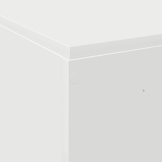 Double Wooden Bed Base White with Slats for Mattress 140x200cm