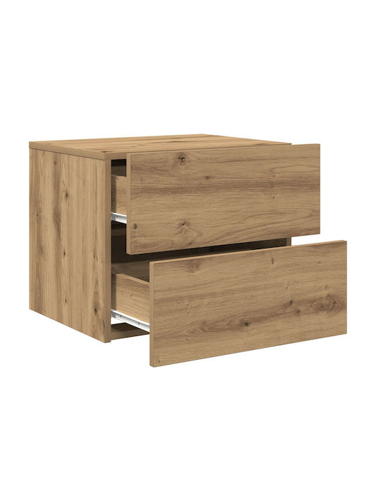 Nachttisch Brown Oak 50x39x41cm