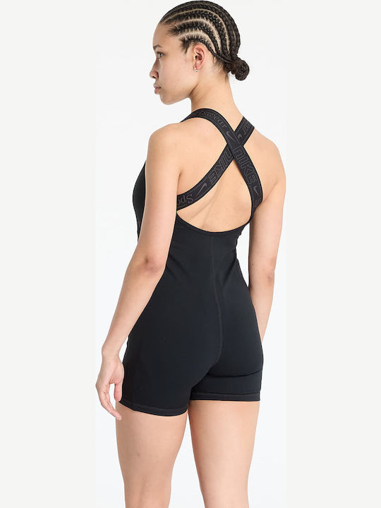 Salopetă Nike Dri-fit pentru femei, neagră