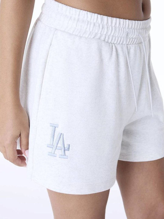 60596481 New Era Wmns Mlb League Essential Short Los Angeles Dodgers Grey Color