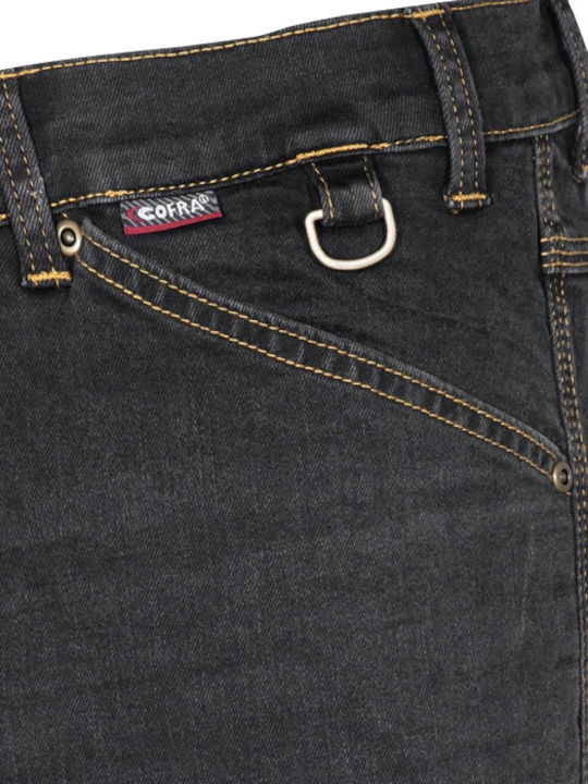 Cofra Arbeitshose Jeans Schwarz