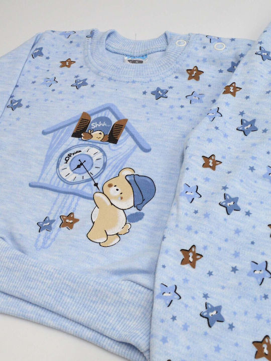 Extan Bebe Kids' Pajamas Sky Blue