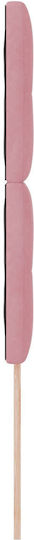 vidaXL Fabric Bed Headboard Pink 90x88cm